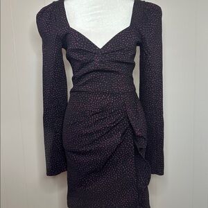 NWT Parker Mini Sheath Dress with Ruffle